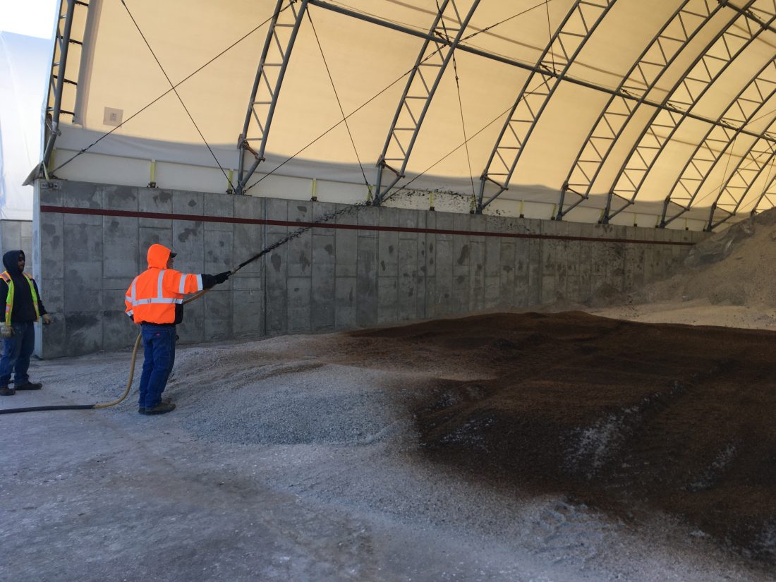 Douglas County tries a new ingredient in its winter road treatment